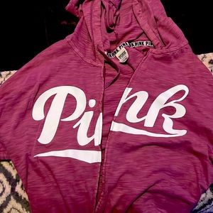 Pink Zip Up Hoodie
